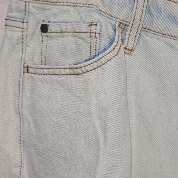Nature Denim Kyler Mom Jeans Distressed Light Wash Womens Size 9 NWT - Picture 5 of 14